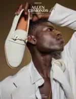 Allen Edmonds Shoe Catalog: A collection of high-quality leather dress shoes and boots showing various styles and colors.