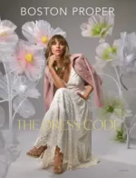 A stylish woman posing confidently in vibrant