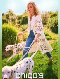 Chico's Catalog: A collection of stylish women's clothing and accessories displayed in a professional fashion guide layout.