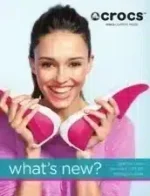 Crocs Shoe Catalog: A wide variety of colorful foam clogs and sandals displayed in an organized footwear catalog.
