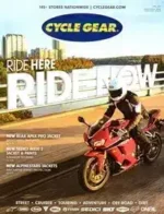 Cycle Gear Catalog: A comprehensive display of motorcycle helmets