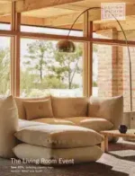 Design Within Reach Catalog: A modern living room featuring iconic furniture pieces from a designer catalog.