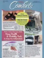 Easy Comforts Catalog: A variety of senior living aids and mobility products displayed for home safety and comfort.