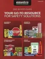 Emedco Catalog: Industrial safety signs and labels from a comprehensive safety catalog.