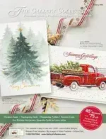 The Gallery Collection Catalog: Close-up of premium embossed greeting cards with gold foil accents