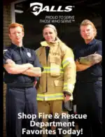 Galls Catalog: A collection of professional public safety equipment including a tactical belt