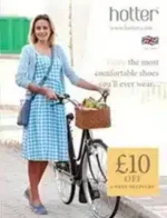 A variety of comfortable and stylish British-designed shoes from the Hotter Shoes Catalog