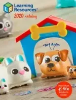 Learning Resources Children's Toys Catalog: A collection of colorful educational toys including counting bears and math manipulatives for children.