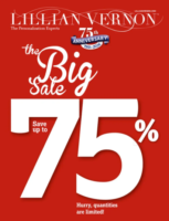 A collection of personalized gifts and seasonal decorations from the Lillian Vernon catalog.