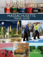 Massachusetts Travel Guide: A scenic view of the historic Boston skyline and the Charles River at sunset.