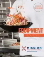 Mission Restaurant Supply: A professional commercial kitchen featuring stainless steel prep tables