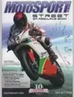 MotoSport Catalog: Close up of a rider browsing motorcycle parts and accessories in a catalog