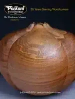 Packard Woodworks Catalog: A collection of professional woodturning tools including gouges