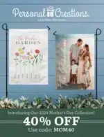 A collection of personalized gifts from the Personal Creations Catalog featuring engraved wood