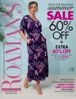 Roaman's Catalog Cover: Vibrant Plus Size Fashions