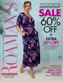 Roaman's Catalog Cover: Vibrant Plus Size Fashions
