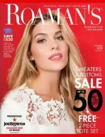 Roaman's Catalog Cover: Vibrant Plus Size Fashions
