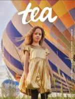 A variety of colorful children's clothing from the Tea Collection catalog featuring global patterns and soft fabrics.