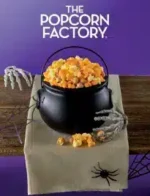 A variety of gourmet popcorn tins and gift towers from The Popcorn Factory Catalog.