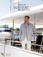 A selection of high-end big and tall menswear including sport coats and button-down shirts from the Westport Big & Tall Catalog.